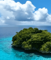 海上小岛自然风光全景10426#横屏 