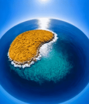 海上小岛全景素材10703#横屏 