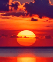 海上日落美景1331#横屏 