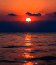 海上日落全景6321#横屏 