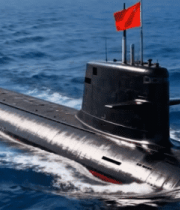 海上航行的中国潜艇3599#横屏 