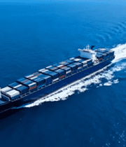 海上航行的集装箱货轮(9)14967#横屏 