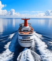 海上航行的游轮479#横屏 