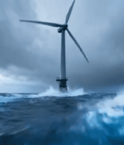 海上风力发电机素材4413#横屏 
