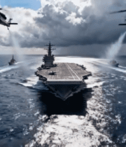 海上航空母舰及舰队飞行画面1337#横屏 