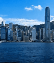 香港维多利亚港城市天际线8288#横屏 