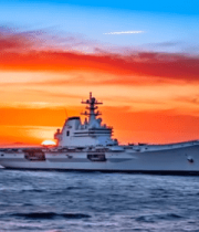 海上航行的航空母舰(7)13982#横屏 