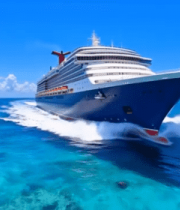 海上航行的大型游轮525#横屏 