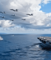 海上航空母舰与战斗机编队4377#横屏 