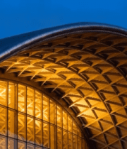 现代建筑外观夜景特写11441#横屏 