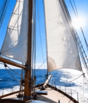 海上帆船航行全景652#横屏 