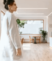 现代简约风咖啡馆室内场景5206#横屏 