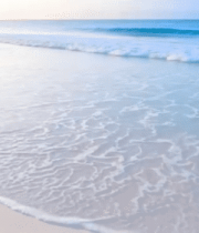 海浪拍打沙滩的自然景观10417#横屏 