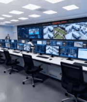 现代化网络科技监控室场景10670#横屏 