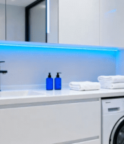 现代简约风格洗衣房室内场景3520#横屏 