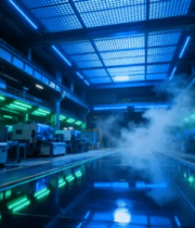 现代化工厂内部全景7533#横屏 