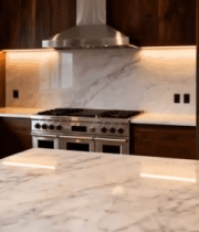 现代风格豪华厨房内部场景11948#横屏 