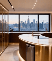 现代风格豪华厨房内景11899#横屏 