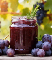 罐装葡萄果酱与新鲜葡萄(2)11035#横屏 