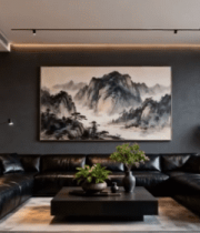 现代风格客厅室内场景(5)9399#横屏 