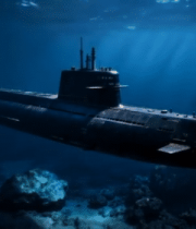 海底航行的潜艇素材6339#横屏 