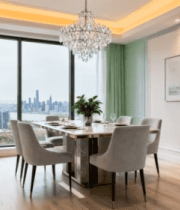 现代餐厅室内装修素材333#横屏 