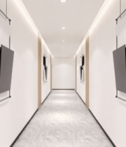 现代风格办公走廊室内场景5645#横屏 