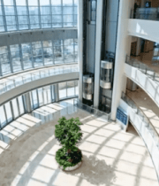 现代大楼大厅全景4068#横屏 