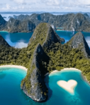 海岛自然风光鸟瞰全景(1)13739#横屏 