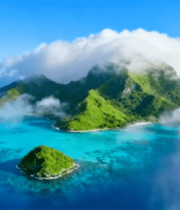 海岛海洋高空全景10005#横屏 