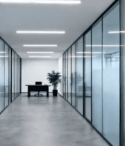 现代办公室走廊场景5917#横屏 