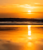 海边日落全景2712#横屏 