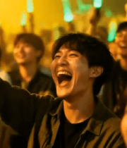 现场观众欢呼挥舞荧光棒9118#横屏 