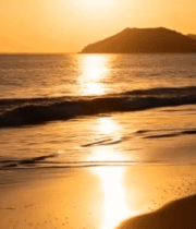 海边日落美景8244#横屏 