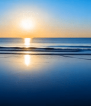 海边日落海景1125#横屏 