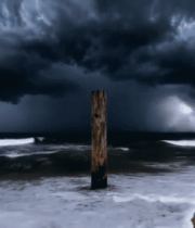 海边暴风雨来临景象14784#横屏 