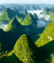 广西喀斯特地貌自然风光7711#横屏 