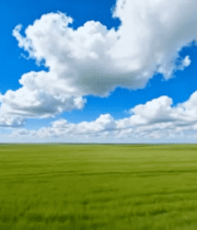 广阔草原蓝天白云风景31#横屏 