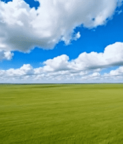 广阔草原蓝天白云风景(1)7356#横屏 