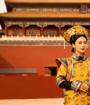 故宫古装女子人物实拍素材2005#横屏 