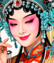 戏曲人物扮相特写(3)8847#横屏 