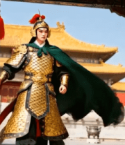 故宫古装士兵持兵器行走画面9111#横屏 