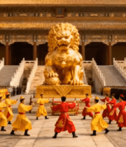 故宫古装人物表演场景素材2650#横屏 