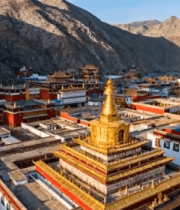 西藏寺庙建筑全景7540#横屏 