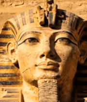 	 古埃及雕像特写4343#横屏 