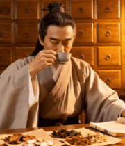 古代中医坐堂品鉴中药场景11810#横屏 