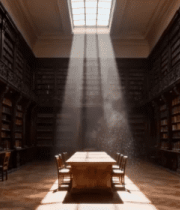 	 古典风格图书馆室内场景11639#横屏 