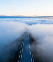 	 公路云海航拍全景13238#横屏 