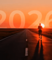 	 公路上人物夕阳奔跑画面325#横屏 