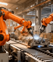 工厂自动化机械臂作业场景1421#横屏 